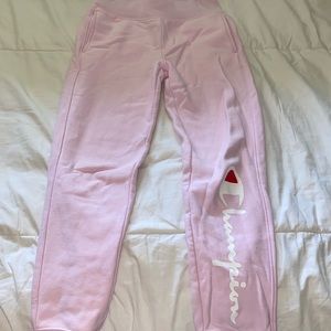 Pink champion joggers